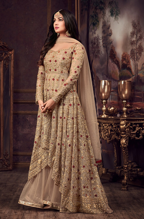 heavy anarkali suits for wedding