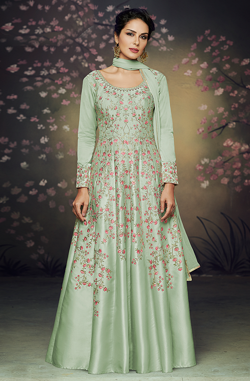 pista green gown