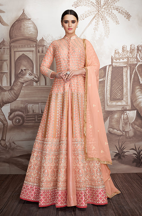 anarkali wedding dress