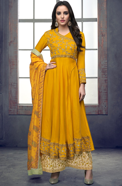 anarkali palazzo suits