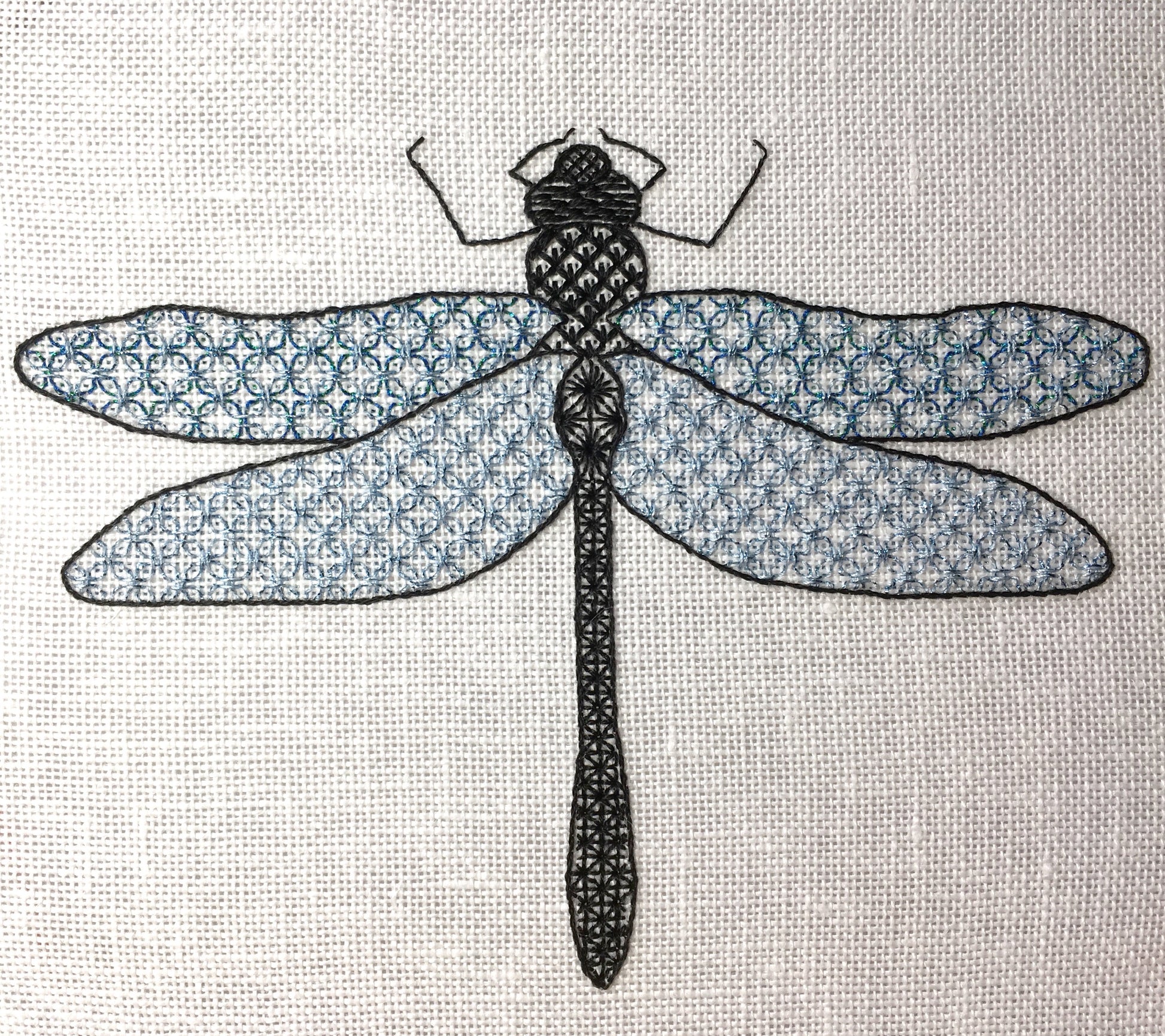 'Dragonfly' Blackwork Embroidery Kit – Laurelin