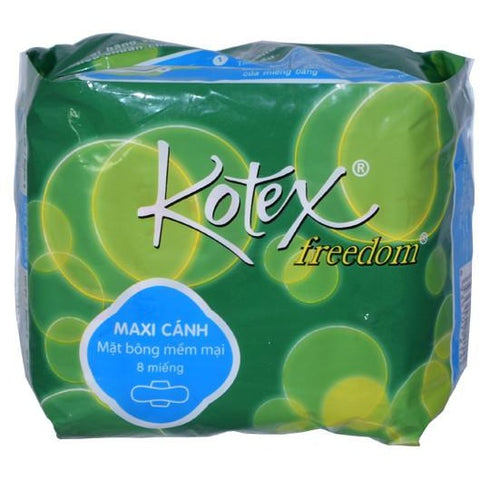 Kotex Freedom W/ WINGS 8 PK 48/Cs – American Food Service