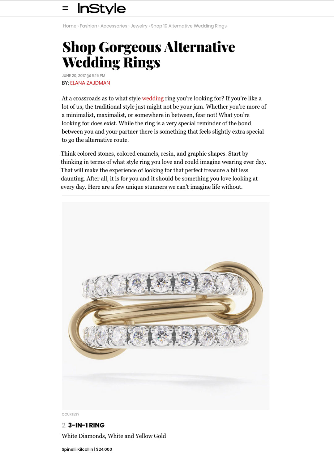 Instyle spinelli kilcollin juno ring luxury jewelry