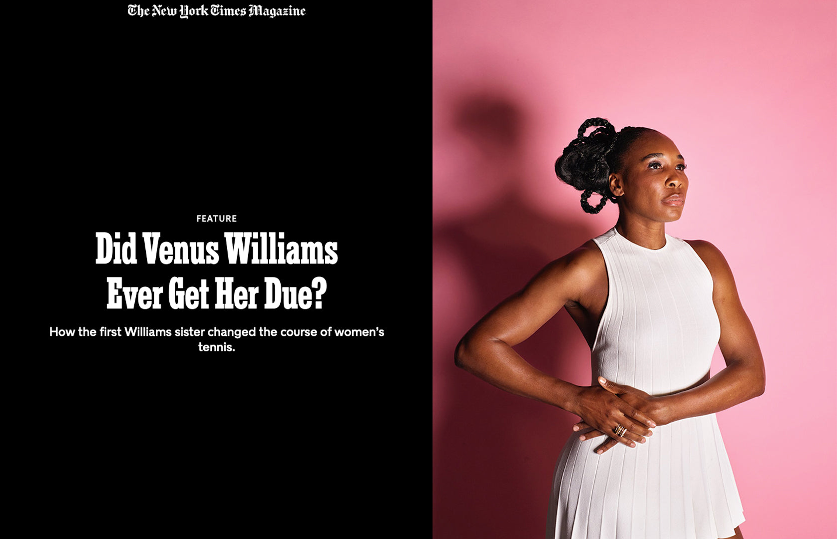 spinelli kilcollin new york times magazine venus williams feature luxury-jewelry