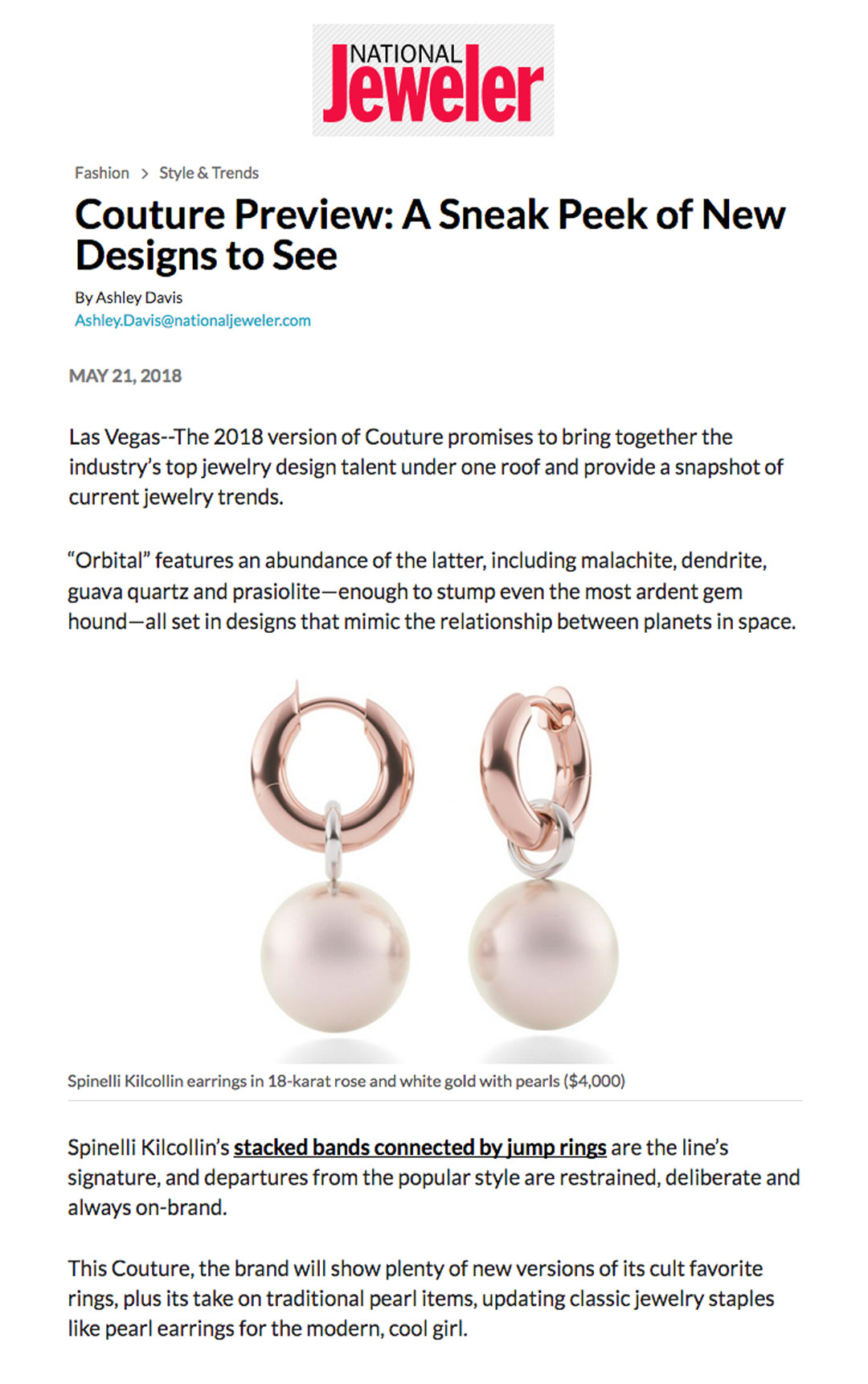 national jeweler spinelli kilcollin pearl earrings luxury jewelry