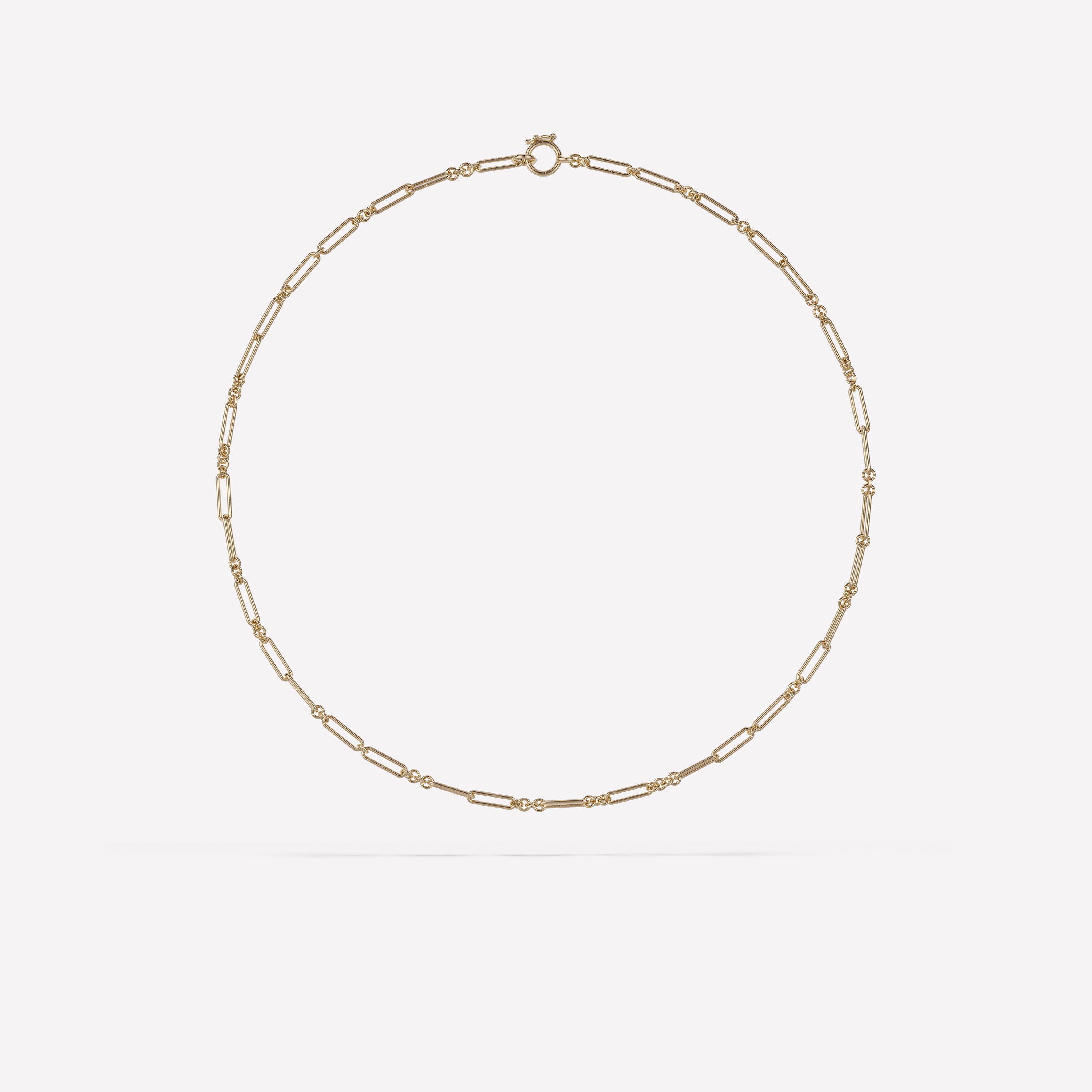 Meda Chain Necklace - Meda YG Chain Necklace / 14 inches