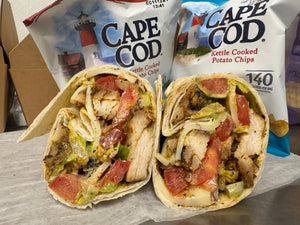 Blackened Chicken Wrap - Laughing Sprouts