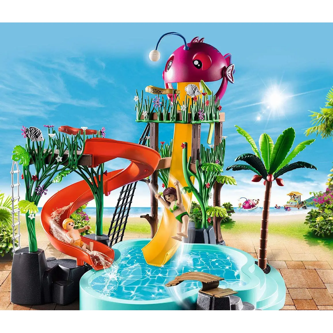 Playmobil Family Fun - Water Park with Slides 70609 (For