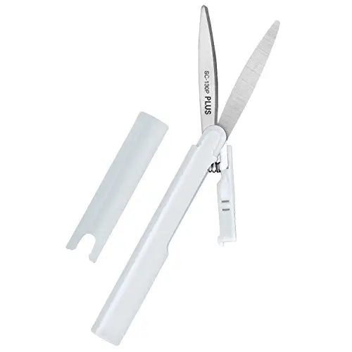 Plus Pen Style Compact Twiggy Scissors White 34609