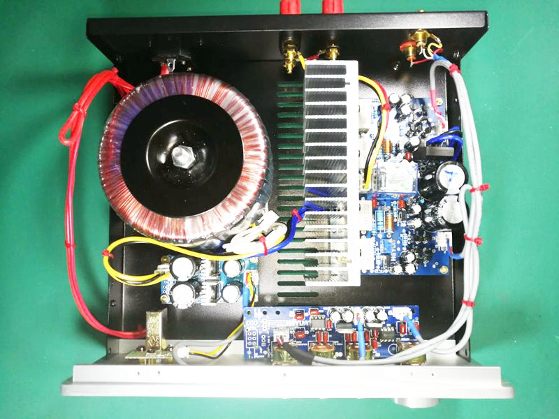 Power Amplifier with IWISTAO Toroidal Transformer Wire Dual 18V and Dual 24V