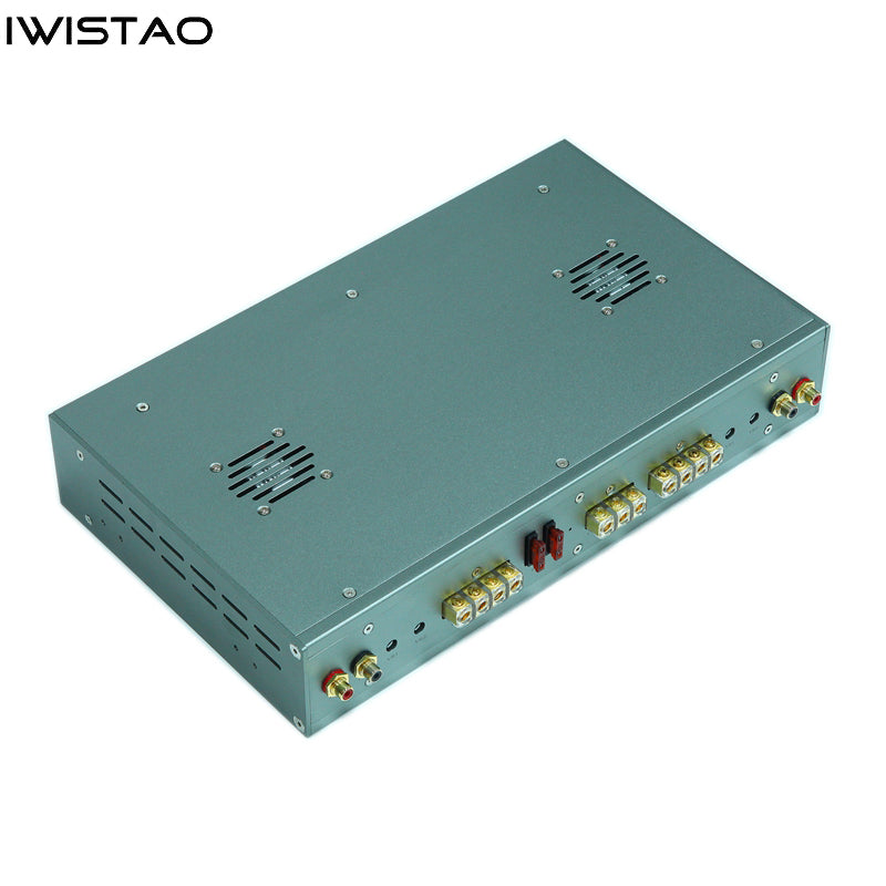 IWISTAO Car Power Amplifier - 4-Channel Audiophile Amplifier Gold Seal Transistors with Output Protection for Car 12V High-Power HiFi 2