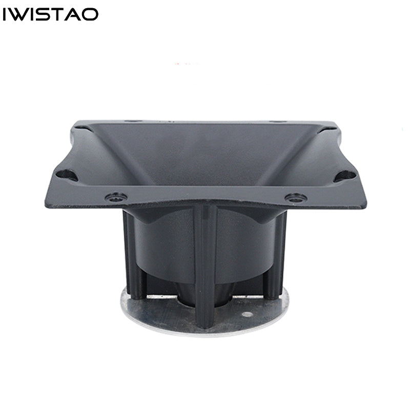 IWISTAO Cast Aluminum Alloy Tweeter Horn Shell 7 Inch Wide1 Inch Throat Hole