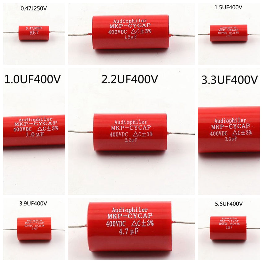 MKP AUDIOPHILER Metal Film Coupling Crossover Capacitor HIFI Tube Amplifier Non-Polar Audio Capacitors