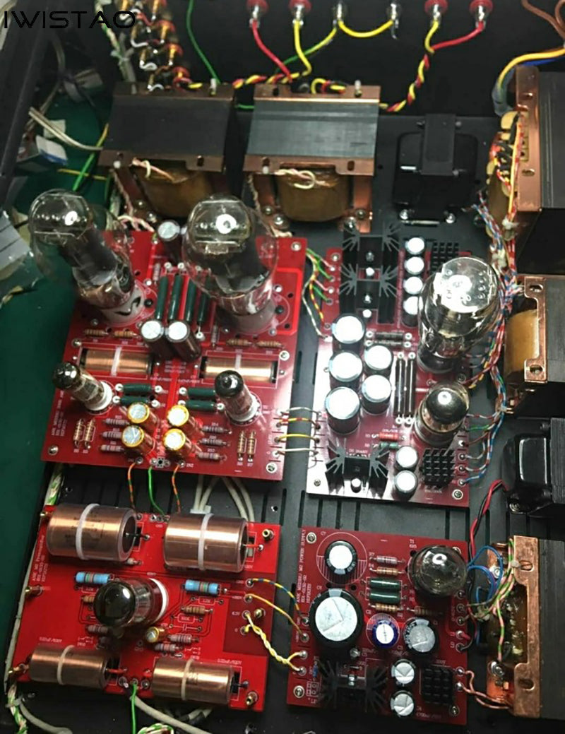 IWISTAO 300B 모노 블록 단일 종단 전력 증폭기 빈 PCB 4 PCS 보드 오디오 참고 참조 MEI SHU AN300B HIFI 오디오 DIY 완료