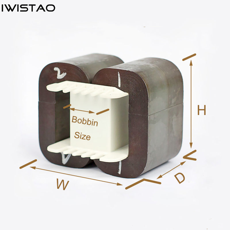 IWISTAO Double C Transformer Core Kit For Tube Amplifier Power and Output Transformer HIFI Audio DIY 2