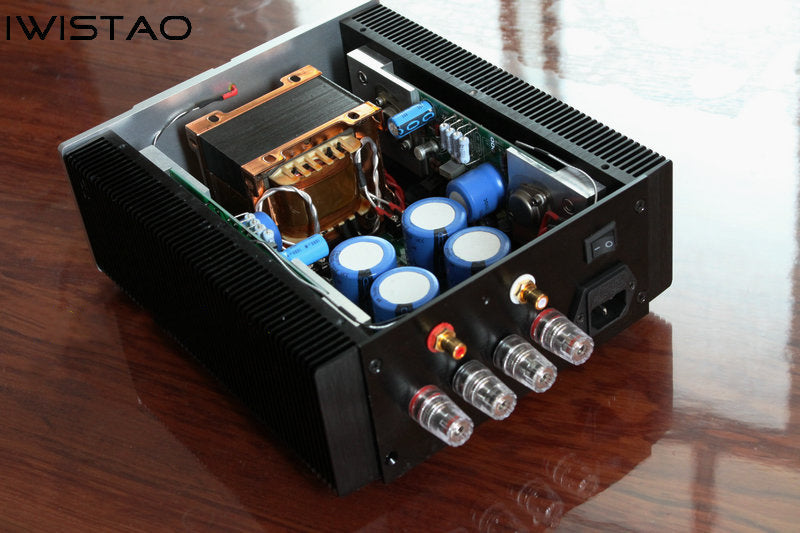 IWISTAO Single-ended DC Pure Class A Warm Sound Gold Sealed FET Finished Power Amplifier Post-stage Amp Pass ACA for Electronic Frequency Division 3