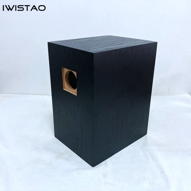 Products IWISTAO HIFI Labyrinth Empty Full Range Speaker Enclosure 4 Inch 1 Pair Bookshelf 15mm MDF Board Black 4