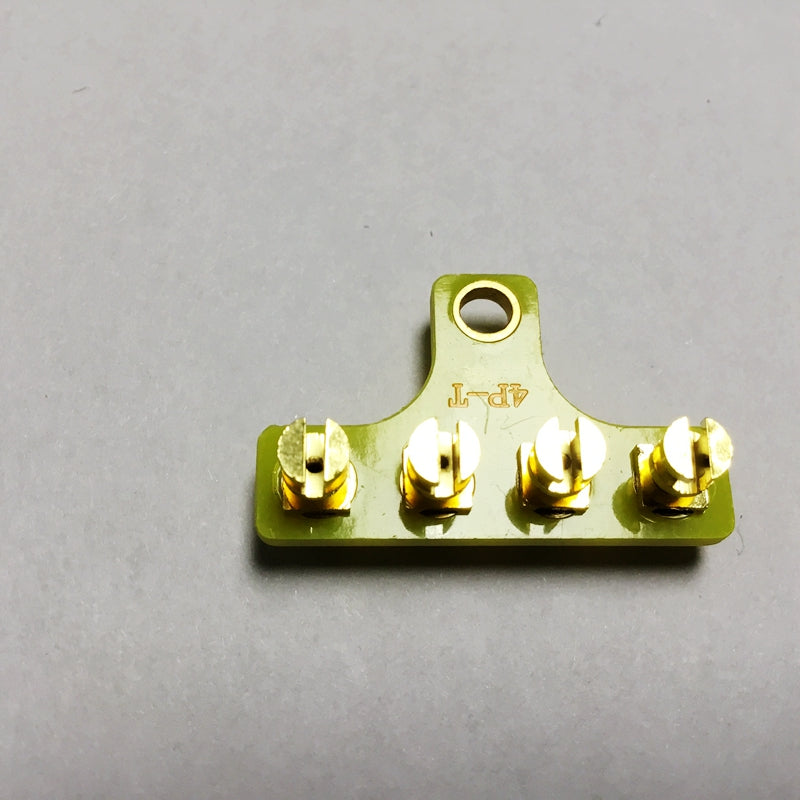 4 Pins T Style Scaffolding Gold Plated Pure Copper For Tube Amp