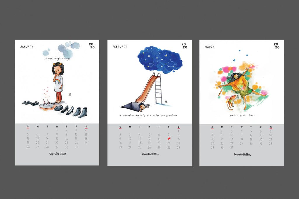 Art Calendar 2020 | Limited Edition | Handmade