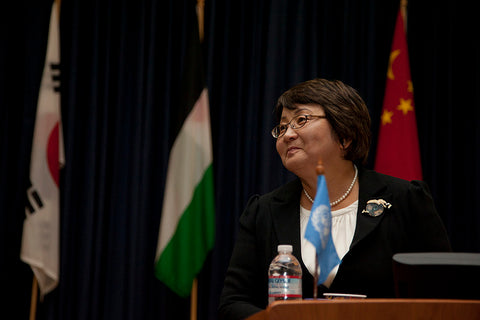 Photo of Roza Otunbayeva, former president of Kyrgyzstan by Eduardo Fujii