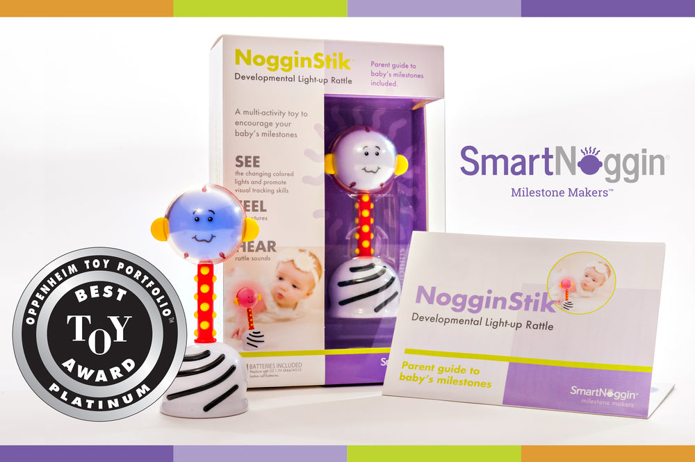 smartnoggin nogginstik developmental rattle