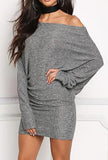 alyssa - rib sweater dress