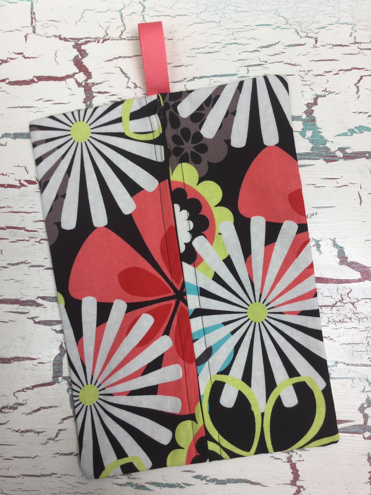 Flower Shower Clementine Diaper/Wipee Case - Bizzy Bee Quilts - Huggies Diaper Wipes