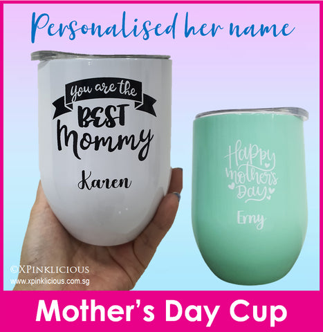 Mother S Day Designs Customised Name Print U Tumbler Cup Christmas Xpinklicious