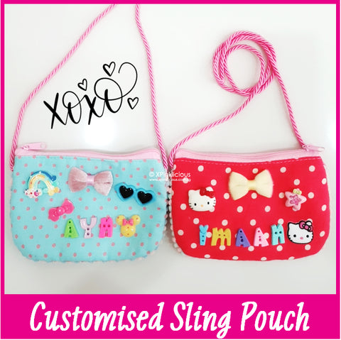 personalised sling bags