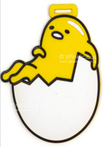 gudetama luggage tag