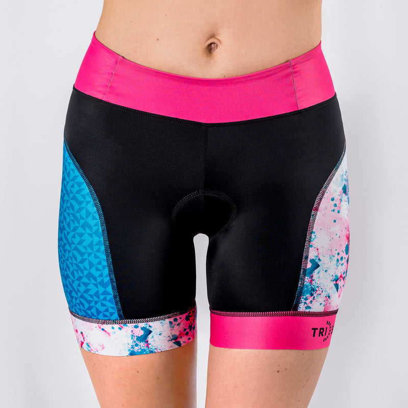 Triathlon Wear | Pink Pedal Pusher Tri Shorts – Tri Sirena