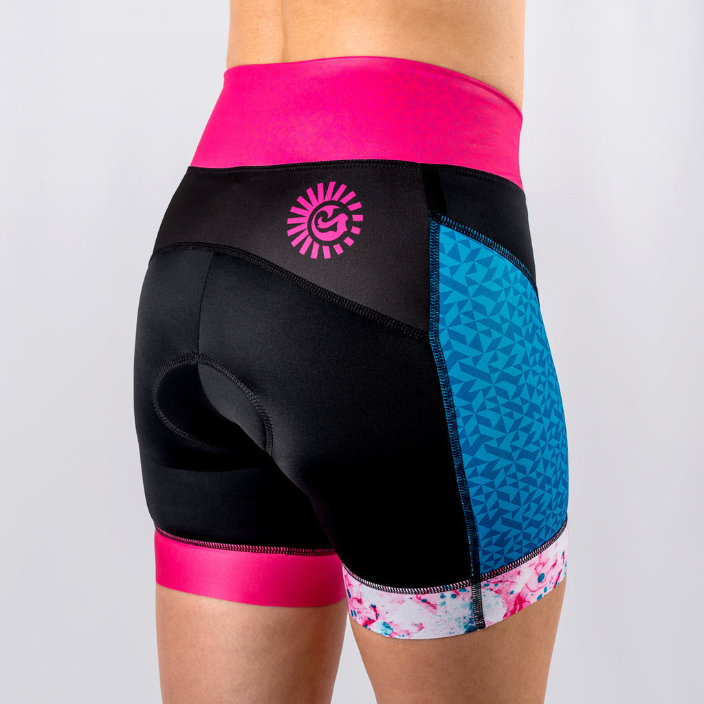 Triathlon Wear | Pink Pedal Pusher Tri Shorts – Tri Sirena