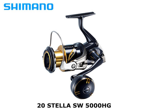 Shimano 20 Stella SW 4000HG Spinning Reel - Black/Gold for sale