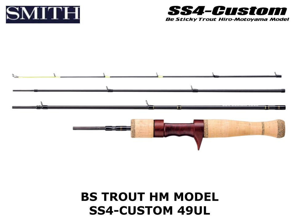 Smith SS4-Custom 47UL 4-Piece Baitcasting Travel Rod – Profisho Tackle