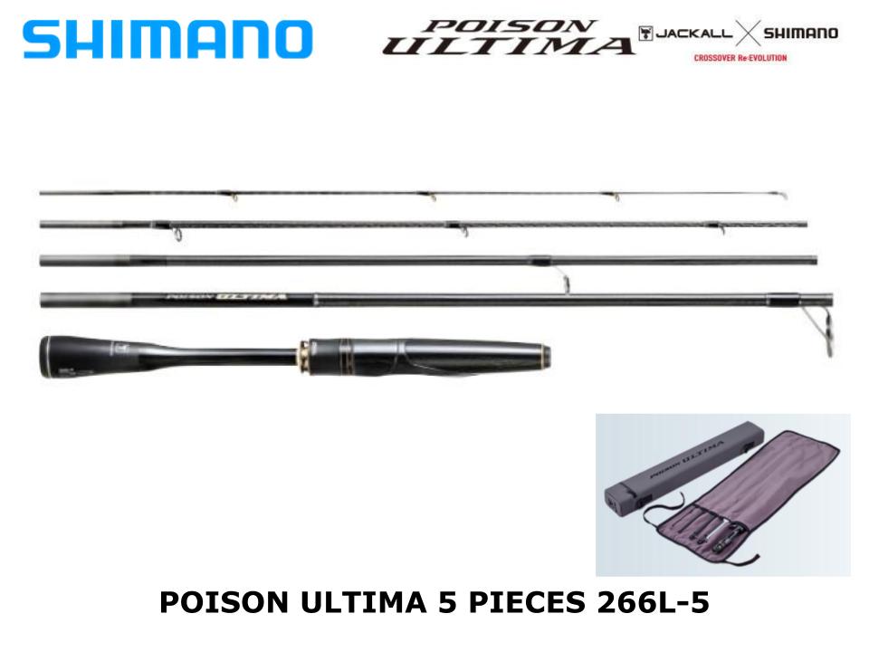 Shimano Poison Ultima 5 Piece Spinning 266L-5 Torzite