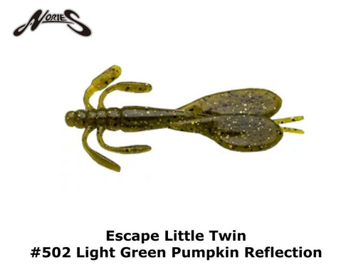 Nories Escape Little Twin #502 Light Green Pumpkin Reflection