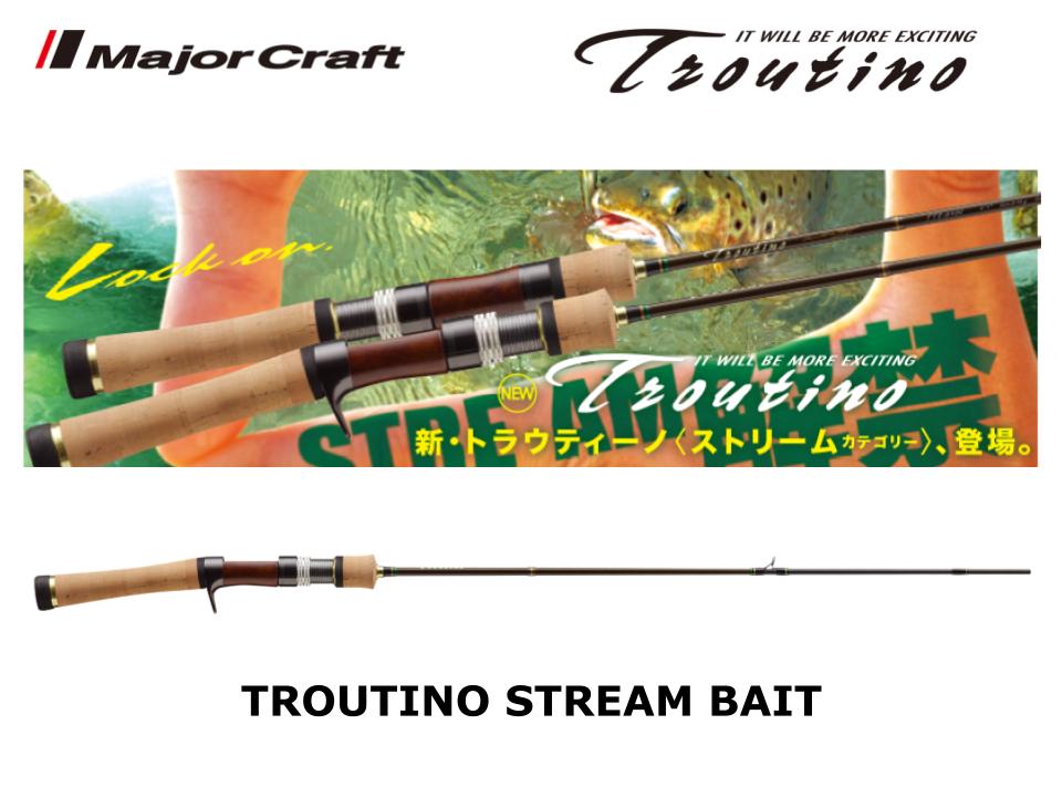 MAJOR CRAFT Trout Fishing Baitcasting Rod TROUTINO Stream TTS