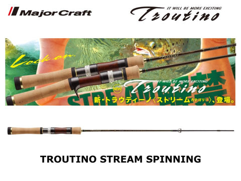 MAJOR CRAFT Ultra Light Fishing Spinning Rod TROUTINO TTA-602SUL
