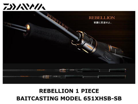 Daiwa Rebellion 1 Piece Baitcasting Model 7111HFB-SB – JDM TACKLE