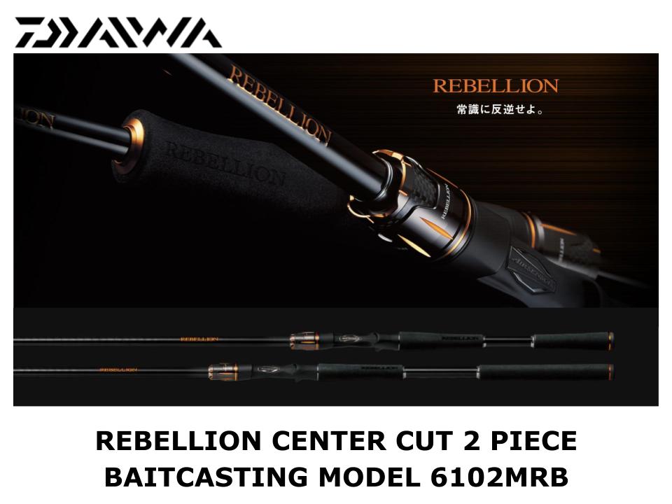 Daiwa Rebellion Center Cut 2 Piece Baitcasting Model 662MFB – JDM