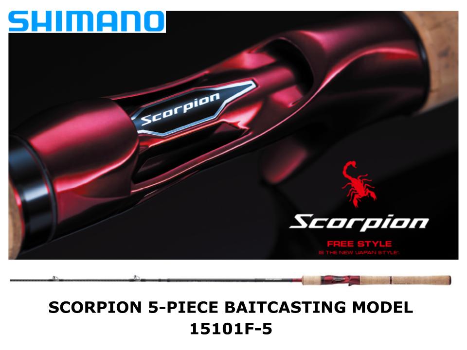 Shimano 20 Scorpion 15103RS-5 5-Piece Baitcasting Model – JDM