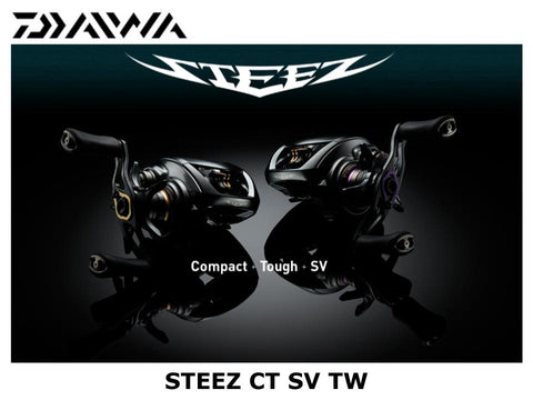 Daiwa Steez SV TW 6.3:1 Left Hand Baitcasting Reel STEEZ SV TW1016SV-HL -  American Legacy Fishing, G Loomis Superstore