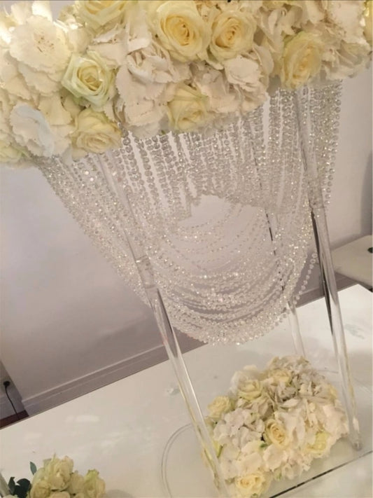 Acrylic Table Centerpiece Floral Stand Wedding Decoration – Make