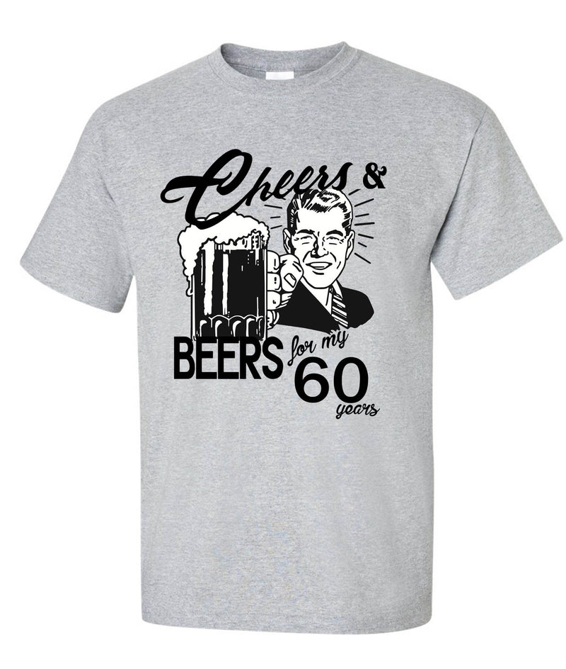 Download 60th Birthday Shirt, Any Age, Cheers to T-Shirt - 24 Ink