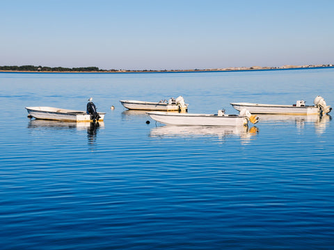 aluminum poling skiff