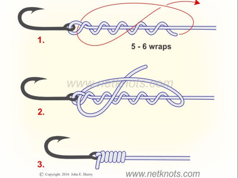 How to tie a fishing hook for catching big fish
