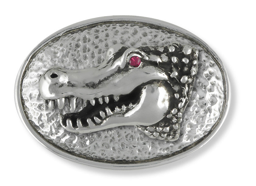 alligator belt buckle