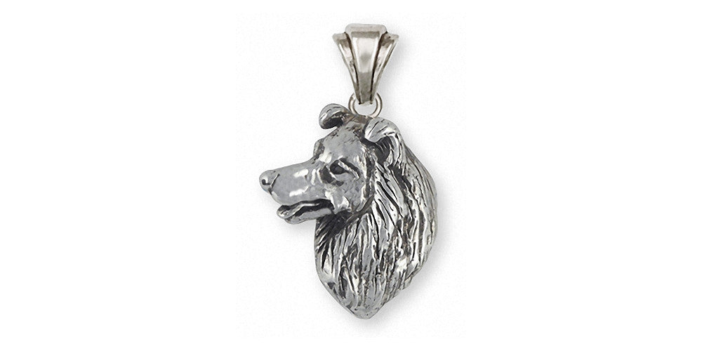 border collie pendant