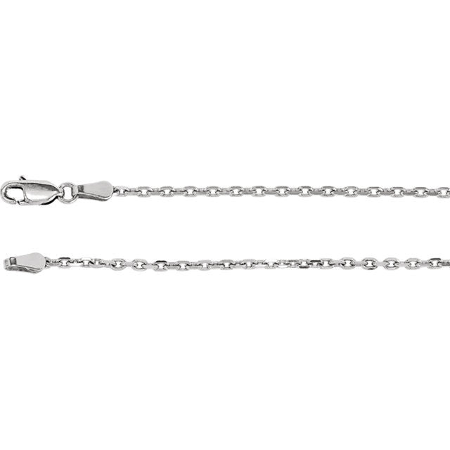 20 inch sterling silver cable chain