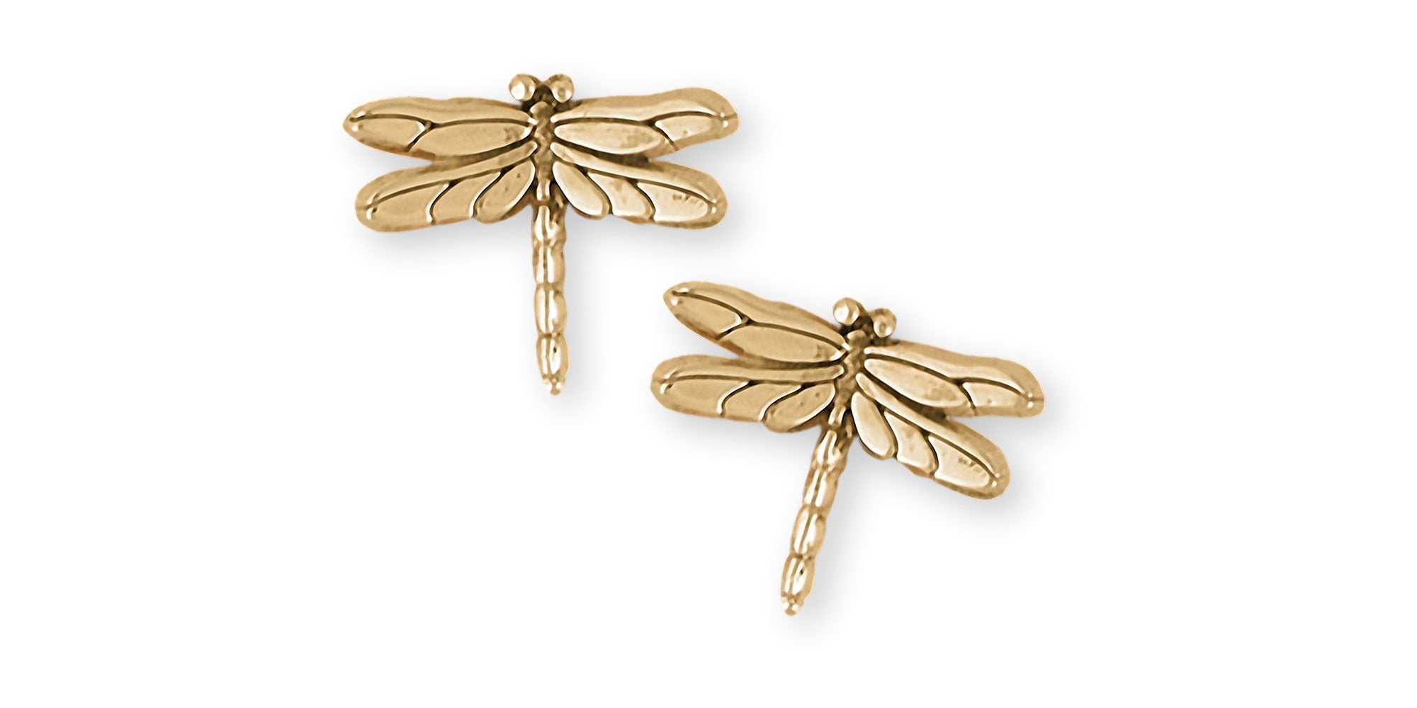 Dragonfly Dragonfly Earrings 14k Gold 